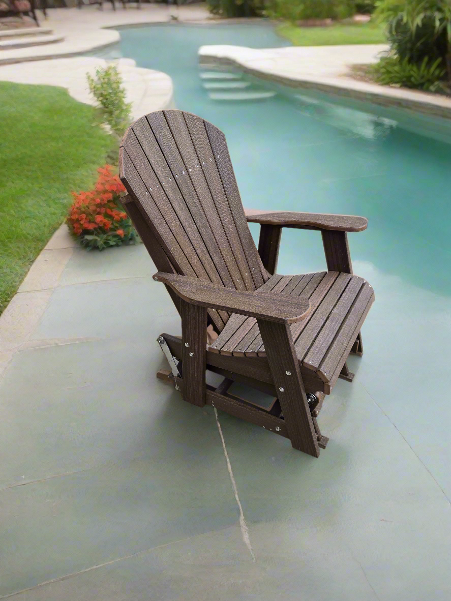 Adirondack 2' Straight Glider Patio Chair  - Dutch Country Patio, LLC