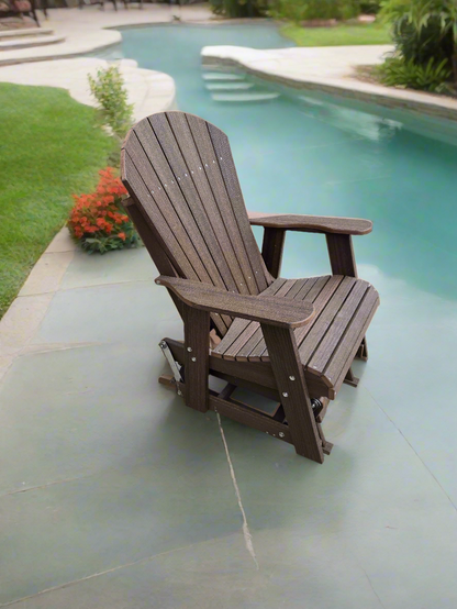 Adirondack 2' Straight Glider Patio Chair  - Dutch Country Patio, LLC