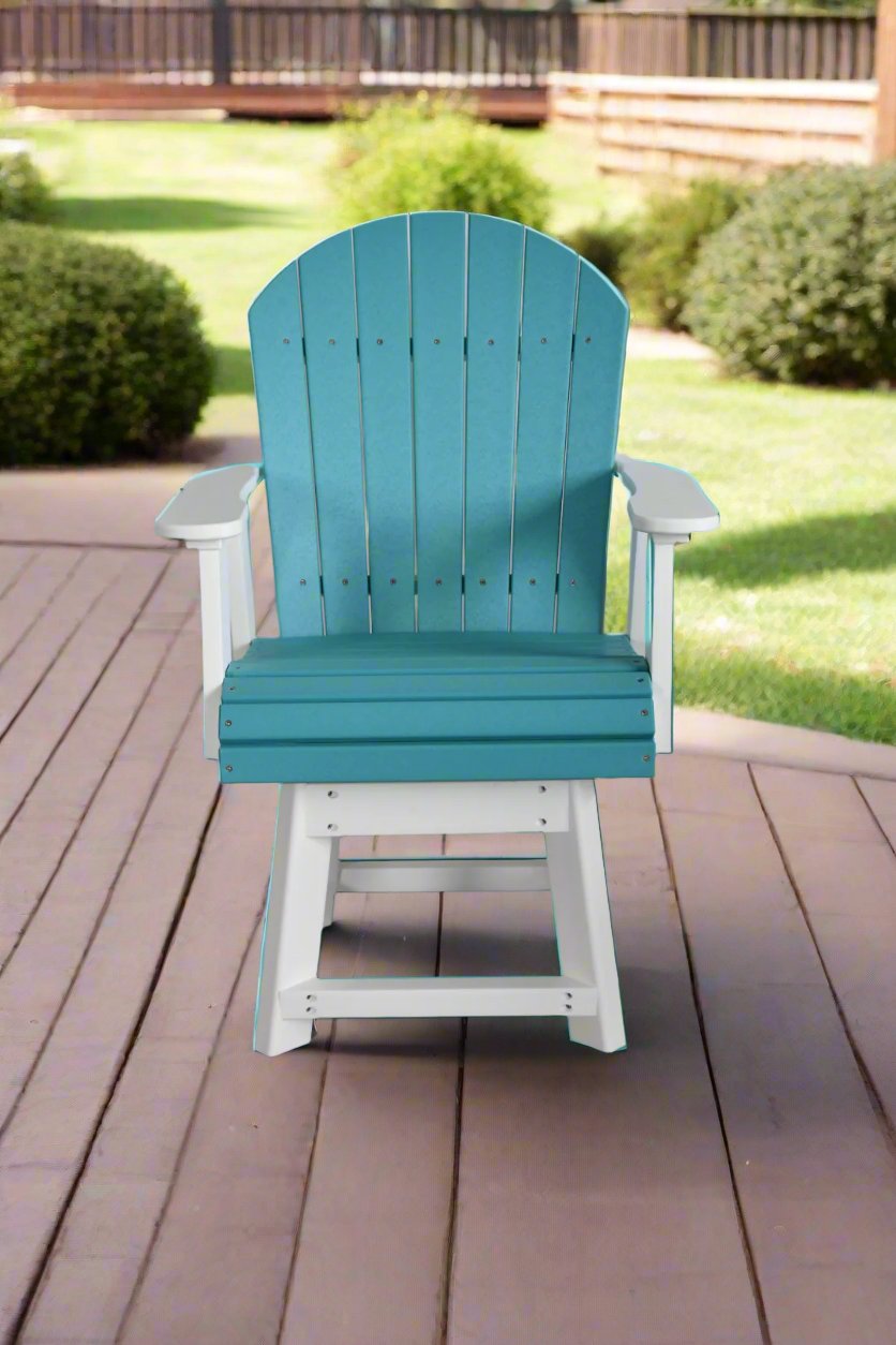 Adirondack 2' Swivel Dining Height Patio Chair - Dutch Country Patio, LLC