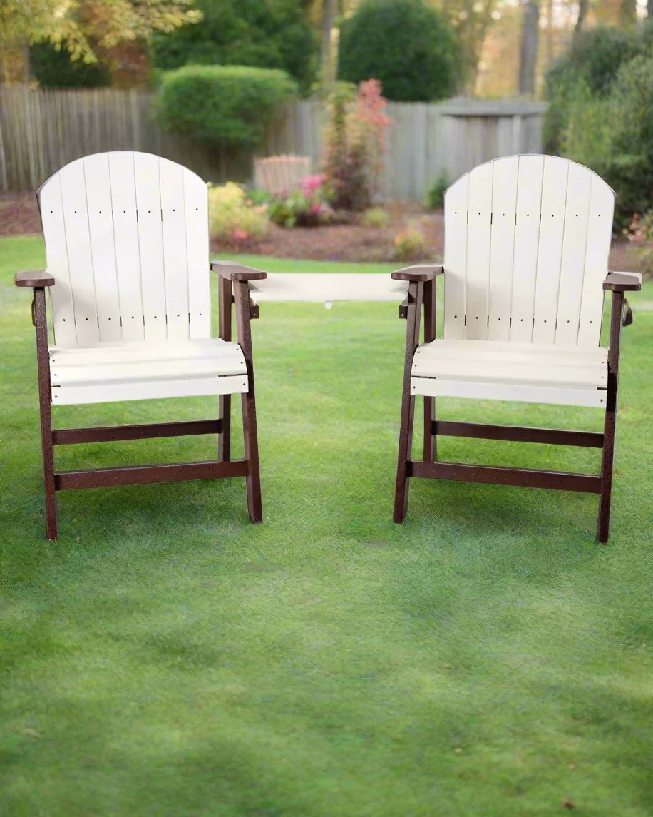 Dining Height Tete-a-Tete Chair Set Dutch Country Patio, LLC