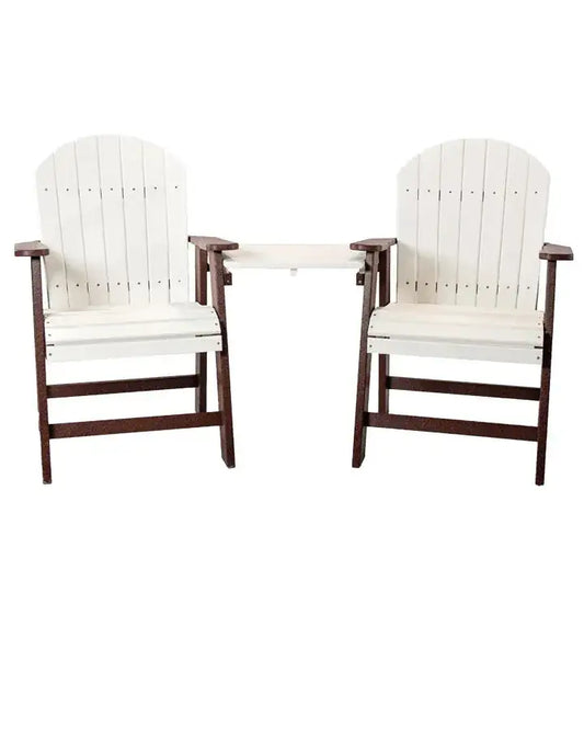 Dining Height Tete-a-Tete Chair Set Dutch Country Patio, LLC